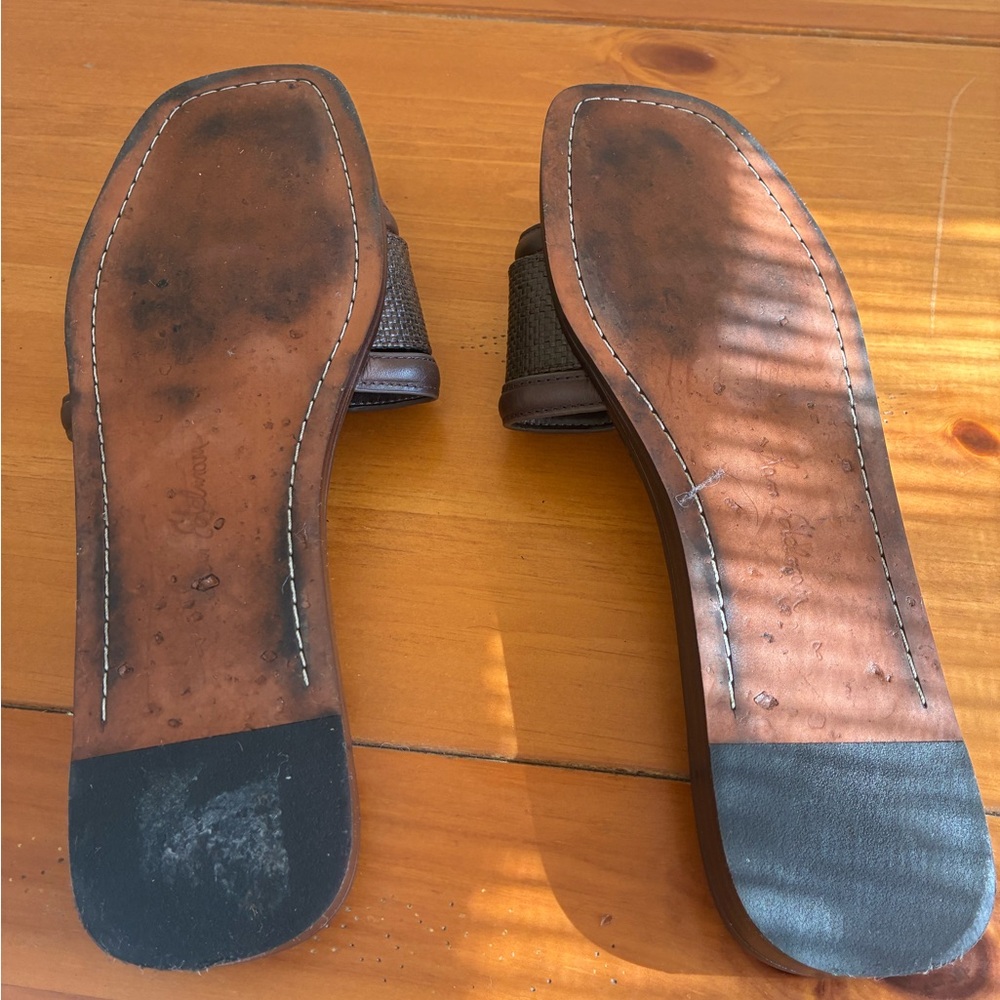 Sam Edelman Dark Brown Slide Sandals - Picture 3 of 4